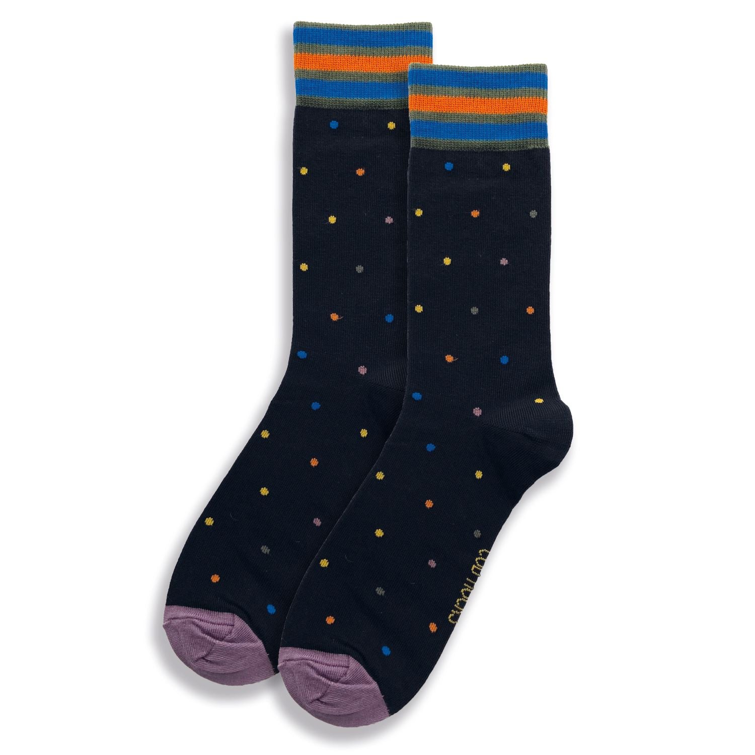 1pk Mens Cotton Spot Ankle Socks UK Size 6 11 Cub Rocks