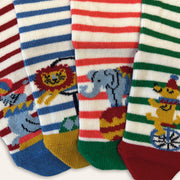 4pk Baby Cotton Big Top Socks