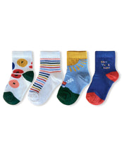 Load image into Gallery viewer, 4pk Baby Cotton Grow Your Own Socks
