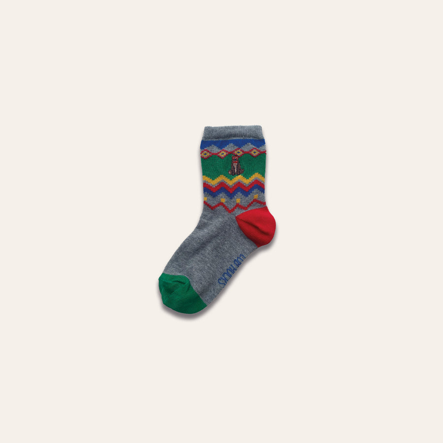 1pk Kids Cotton Mini Me Ankle Socks
