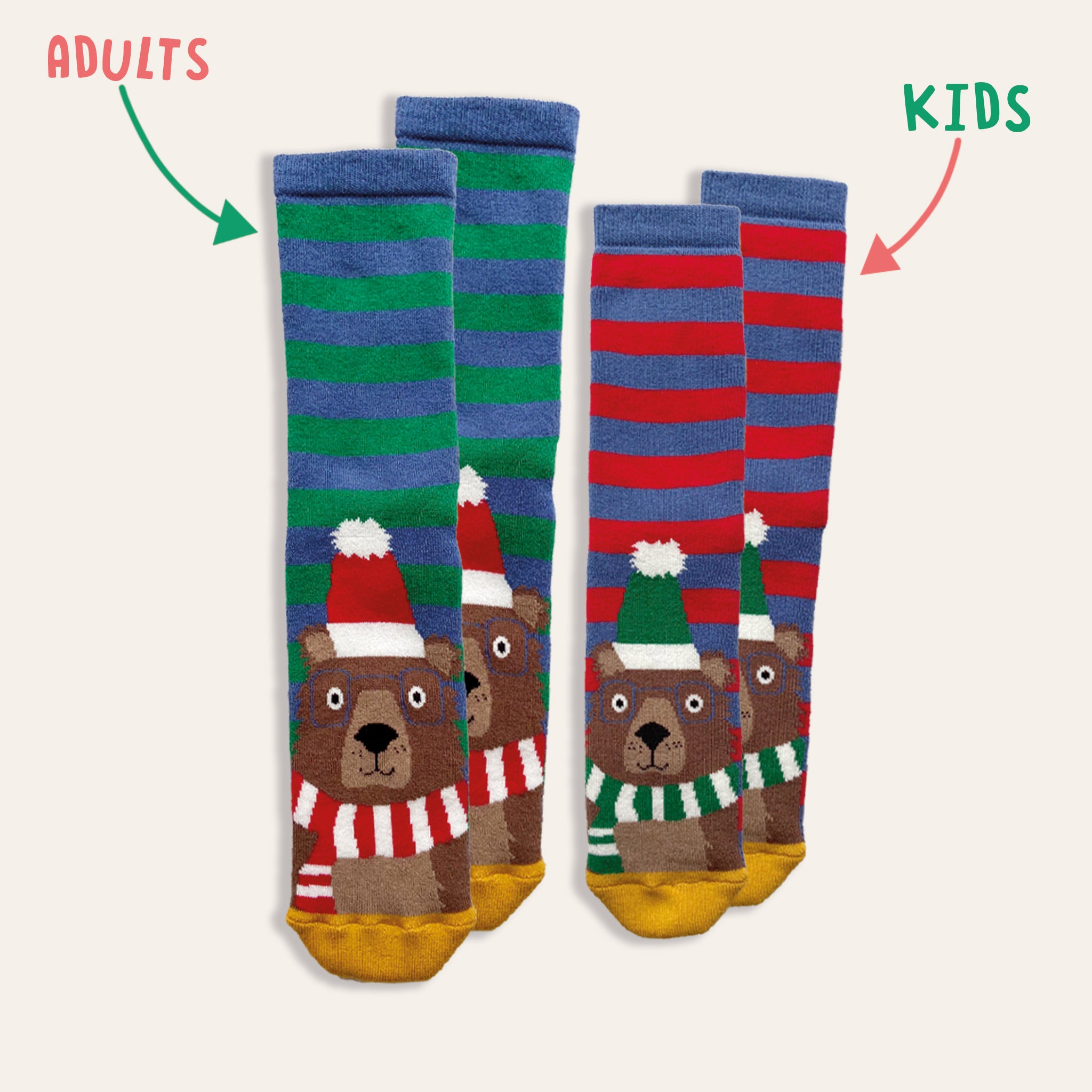 1pk Kids Cosy Cub Sock; UK Size 11-3