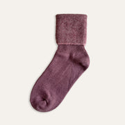 Turn over top Ladies Boot Sock