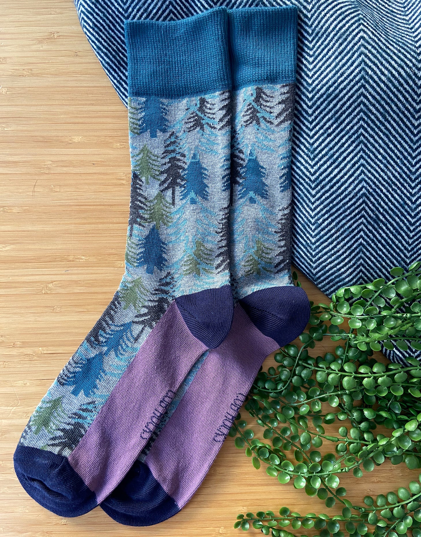 1pk Mens Cotton Woodland Ankle Socks UK Size 611 Cub Rocks