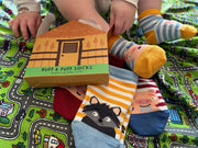 4pk Baby Cotton Huff & Puff Socks