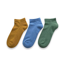 Load image into Gallery viewer, 3 pack kids cotton cushioned sports trainer socks
