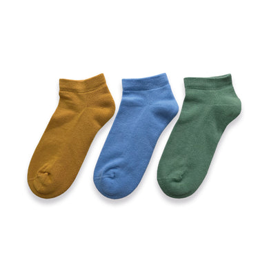 3 pack kids cotton cushioned sports trainer socks