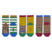 Load image into Gallery viewer, 3 Pack Woodland Kids Sustainable Cotton Fashion Socks for Boys and Girls
