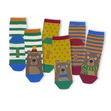 Load image into Gallery viewer, 3 Pack Woodland Kids Sustainable Cotton Fashion Socks for Boys and Girls
