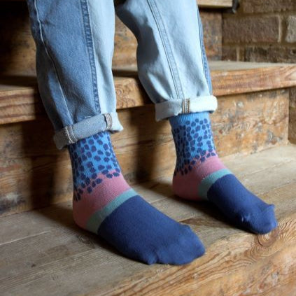 3 Pack Abstract Kids Sustainable Cotton Fashion Ankle Socks for Boys and Girls